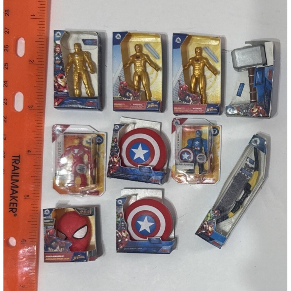Zuru Mini Brands Marvel Disney LOT Of 10 Spider-Man Iron Man Thor‎ Advengers